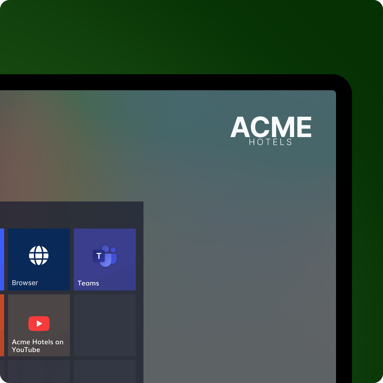 Launcher ensures the setup stays the same in your hotel conference rooms, so guests know exactly what to expect, and your brand always feels consistent